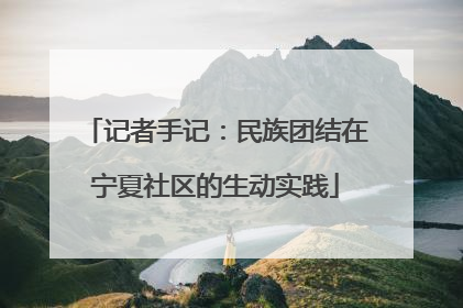 记者手记：民族团结在宁夏社区的生动实践