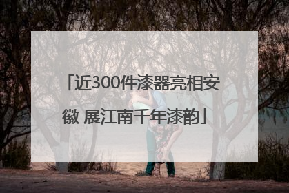 近300件漆器亮相安徽 展江南千年漆韵