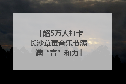超5万人打卡 长沙草莓音乐节满满“青”和力