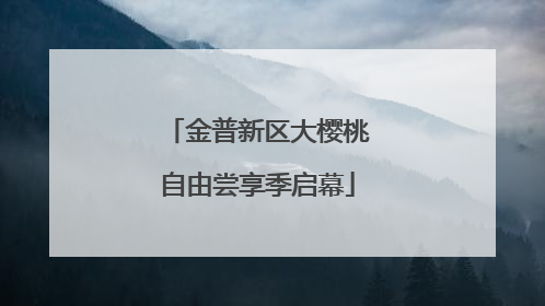 金普新区大樱桃自由尝享季启幕