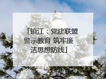镇江：党建联盟警示教育 筑牢廉洁思想防线