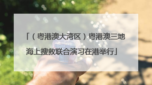 （粤港澳大湾区）粤港澳三地海上搜救联合演习在港举行