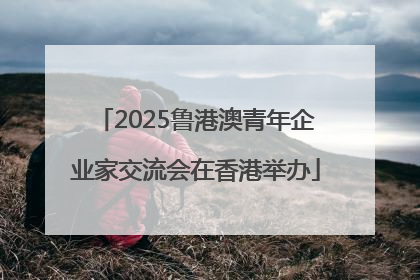 2025鲁港澳青年企业家交流会在香港举办