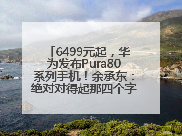 6499元起，华为发布Pura80系列手机！余承东：绝对对得起那四个字！华为近十年研发投入12490亿元